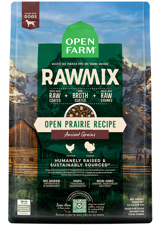 Open Farm RawMix Ancient Grains - Open Prairie 3.5lbs