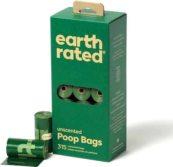 Earth Rated 315 Bags Unscented Poop bags
