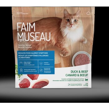 Faim Museau Duck & Beef for cats 6lb