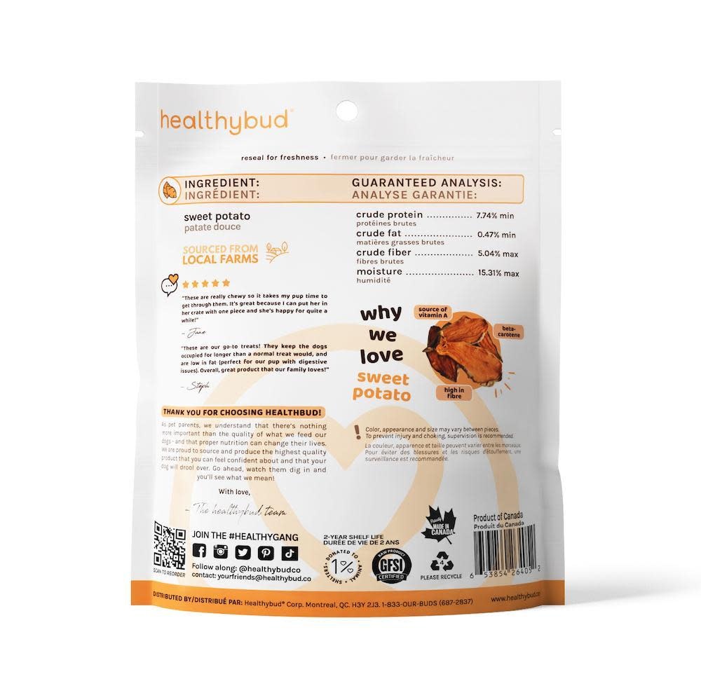 HealthyBud Natural Sweet Potato