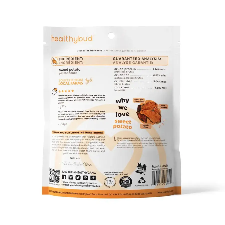 HealthyBud Natural Sweet Potato
