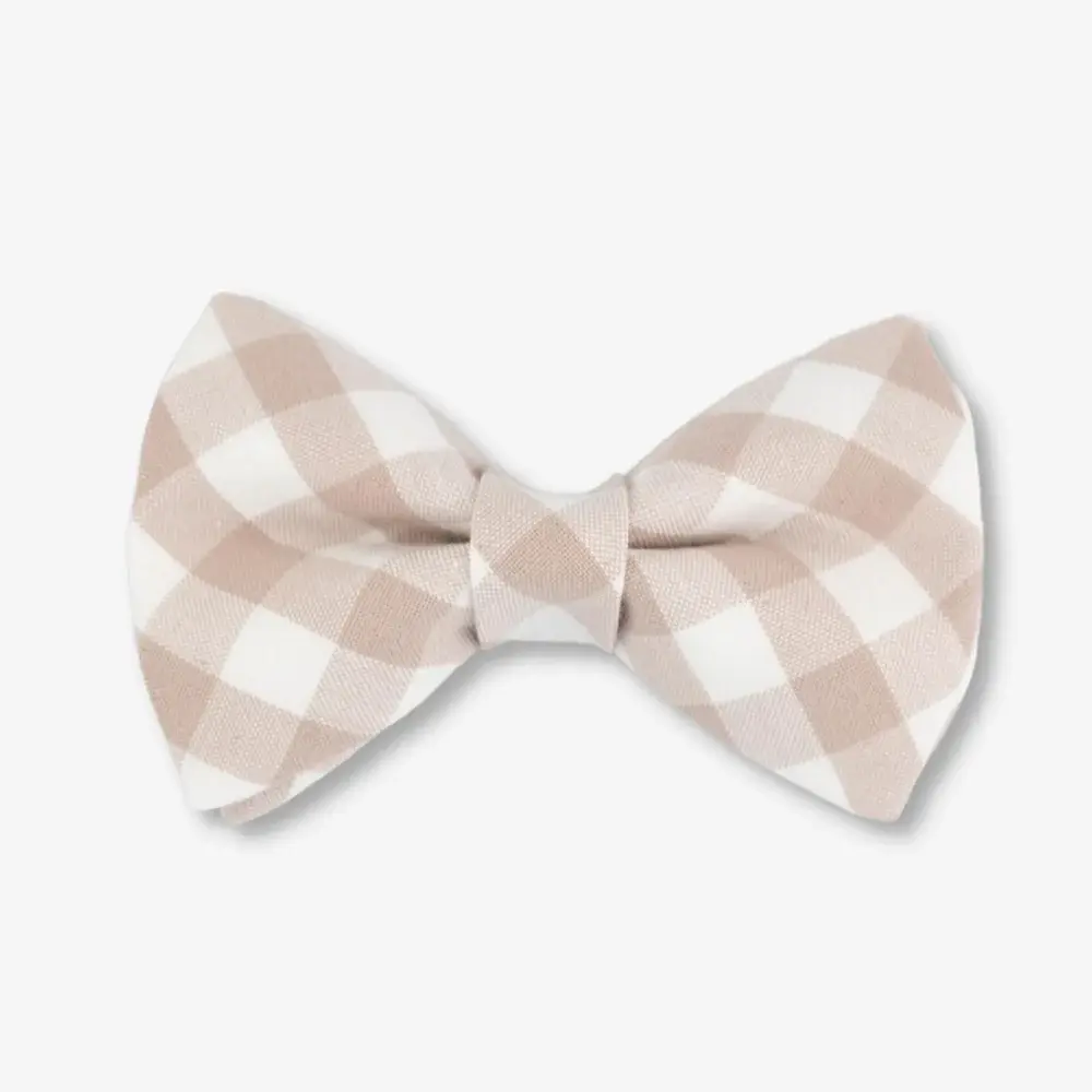 The Rover Boutique Tan Dog Bow Tie