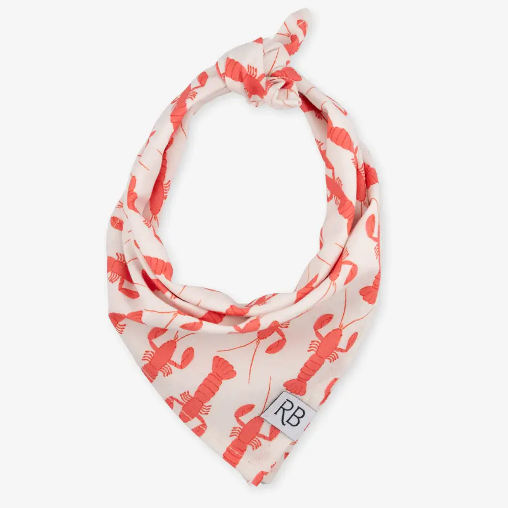 The Rover Boutique Lobster Dog Bandana- Small