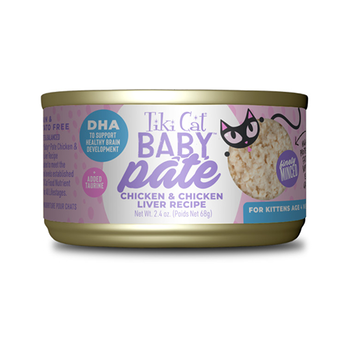Tiki Cat Baby Pate Chicken & Chicken Liver Recipe 2.4oz