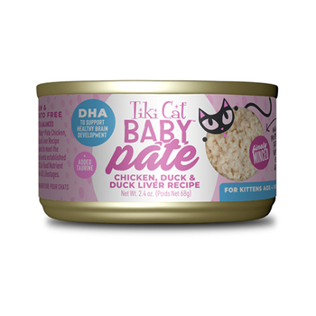 Tiki Cat Baby Pate Chicken, Duck & Duck Liver 2.4oz