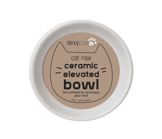 dexypaw Ceramic Cat Bowl 7oz