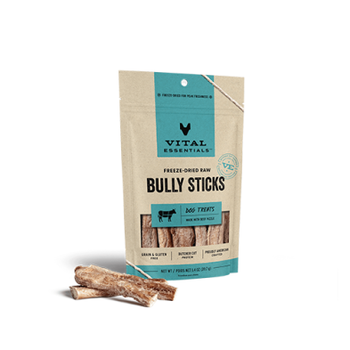 Vital Essentials Freeze-Dried Bully Sticks Dog Treats 1.4 oz