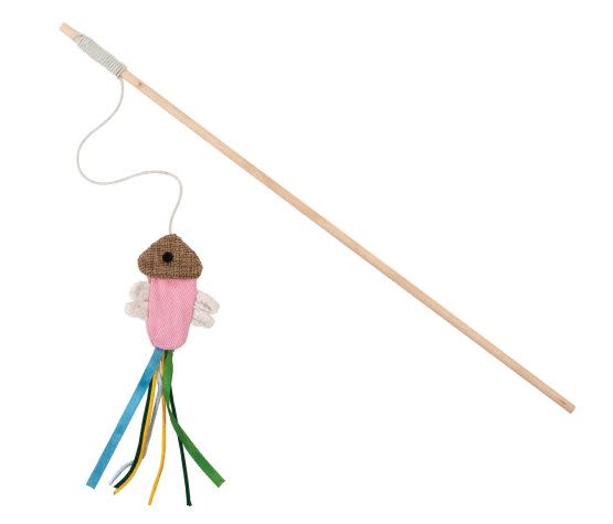 Bud'Z Cat Toy Swing Stick Jelly Fish Pink