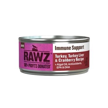 Rawz Natural PetFood Immune Support Turkey, Turkey Liver Pate-5.5oz