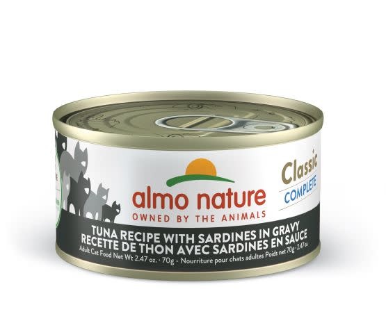 Almo Nature Classic Complete- Tuna Recipe With Sardines In Gravy 2.47 oz