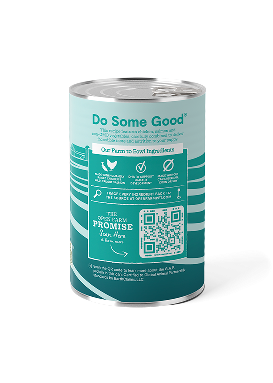 Open Farm Puppy Chicken & Salmon Recipe Pâté 12.5oz