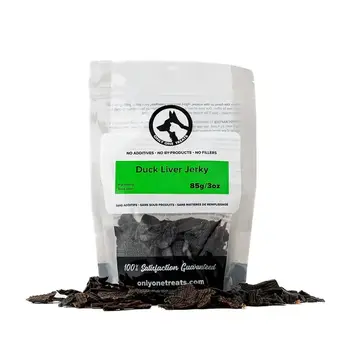 Only One Treats Duck Liver Jerky 3oz