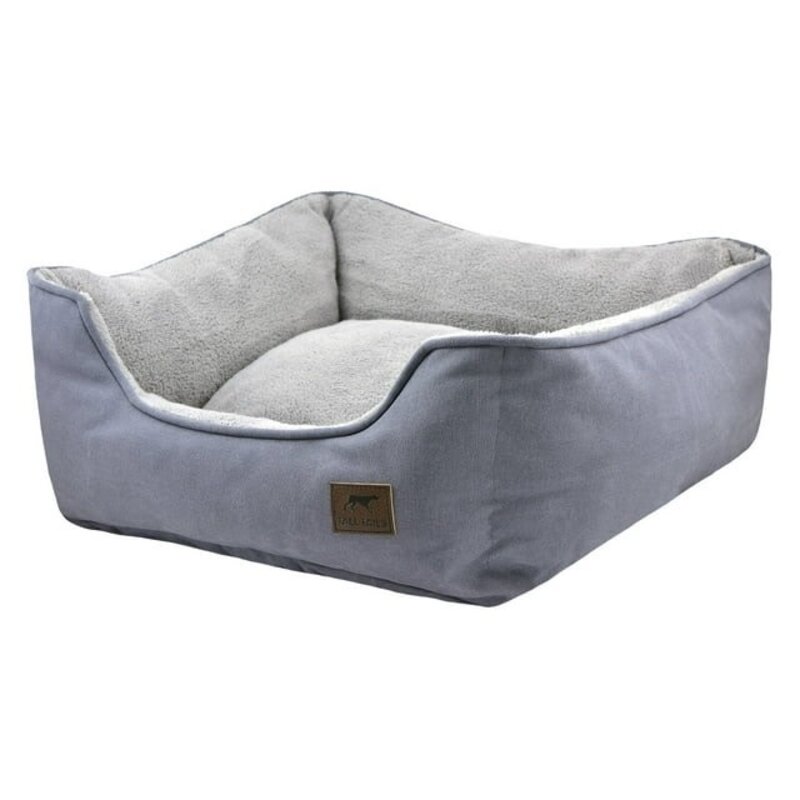 Tall Tails Charcoal Dream Bolster Bed - Medium 24" x 21" x 8"