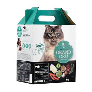 CaniSource Grand Cru Grain-Free Cat Food, Fish 3kg