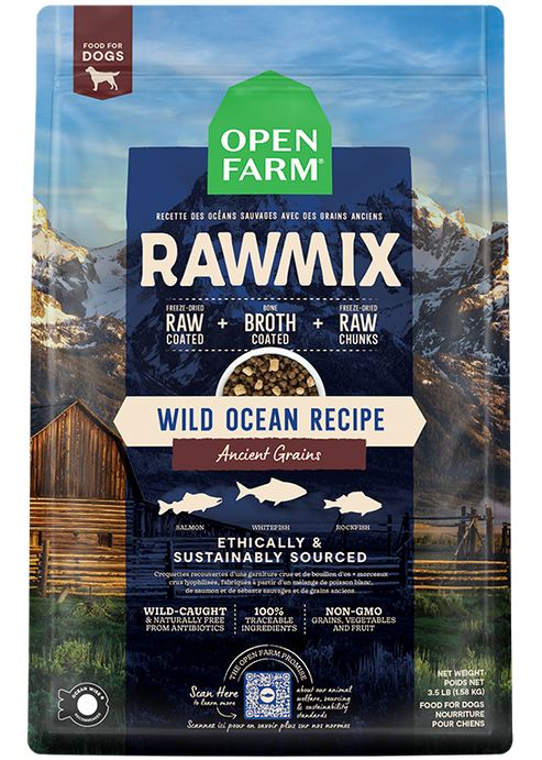 Open Farm RawMix Wild Ocean Recipe with Ancient Grains Dry Dog Food