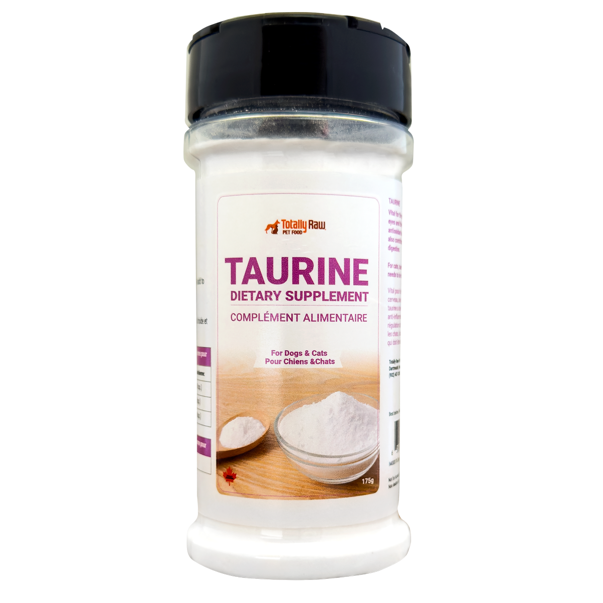 Totally Raw Pet Food Taurine- Dietary Supplement 200g
