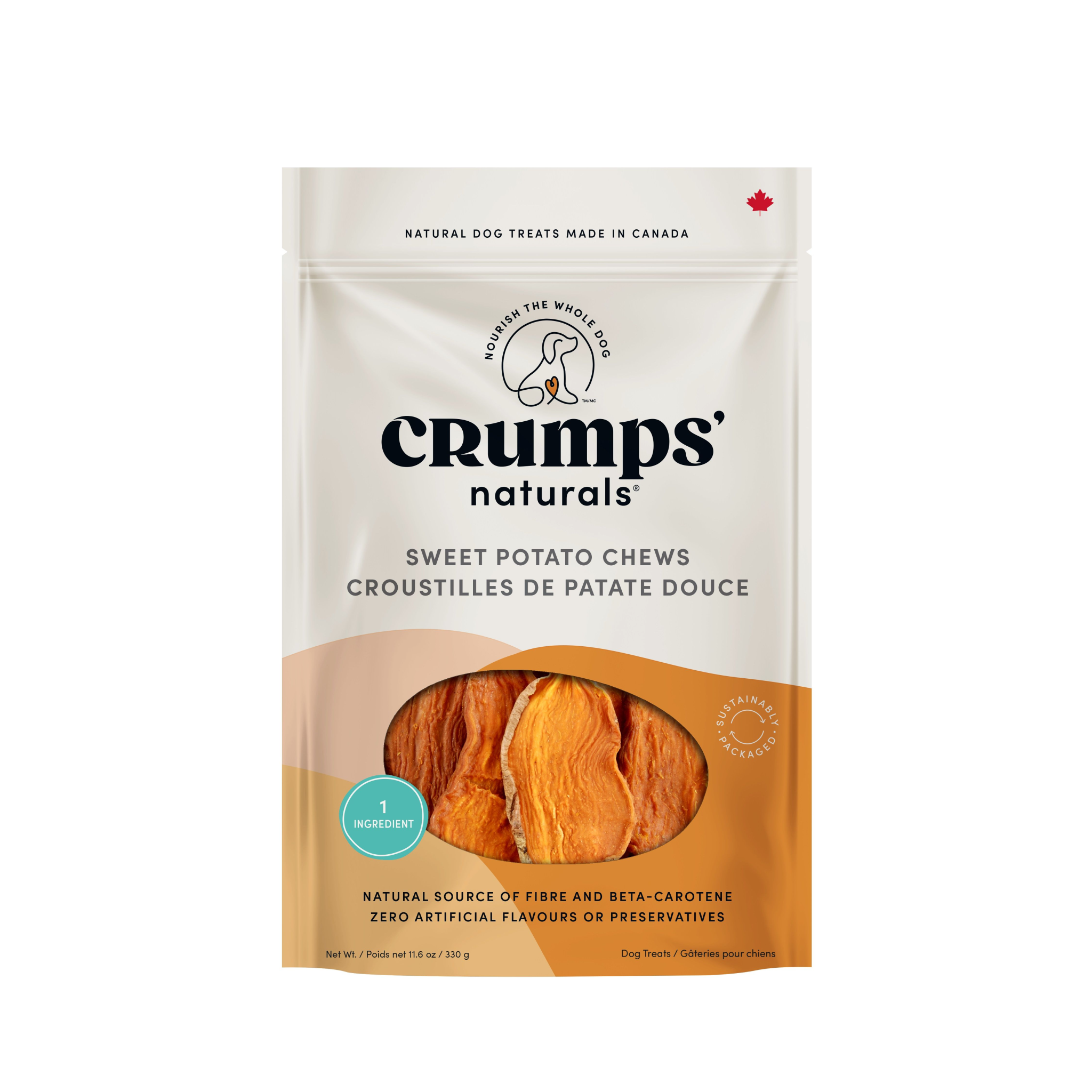 Crumps Sweet Potato Chews, Dog Treats