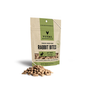 Vital Essentials Vital Essentials Freeze-dried Rabbit Bites Cat Treat 25g
