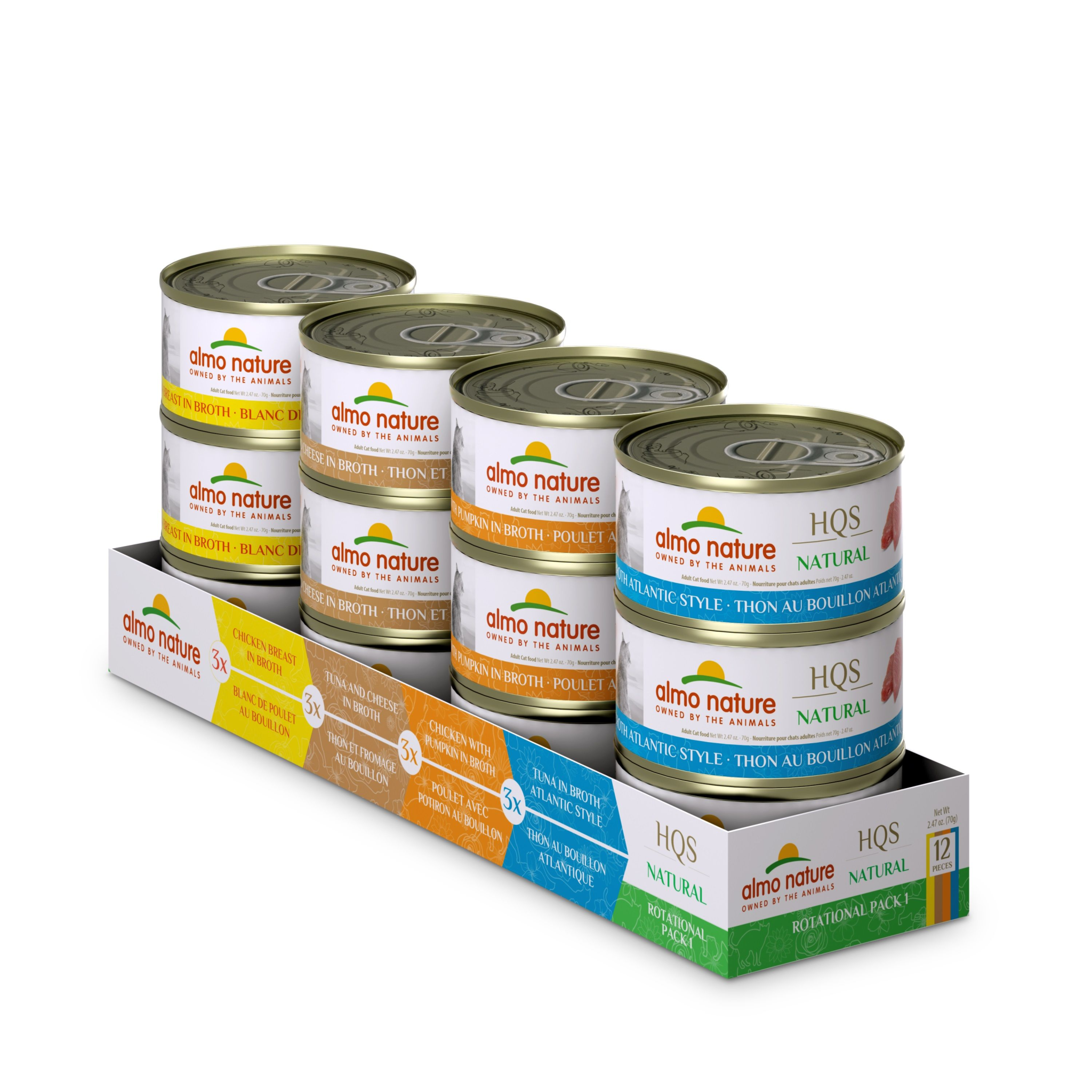 Almo Nature Hqs Natural Variety Pack (12x units) - Chicken And Tuna