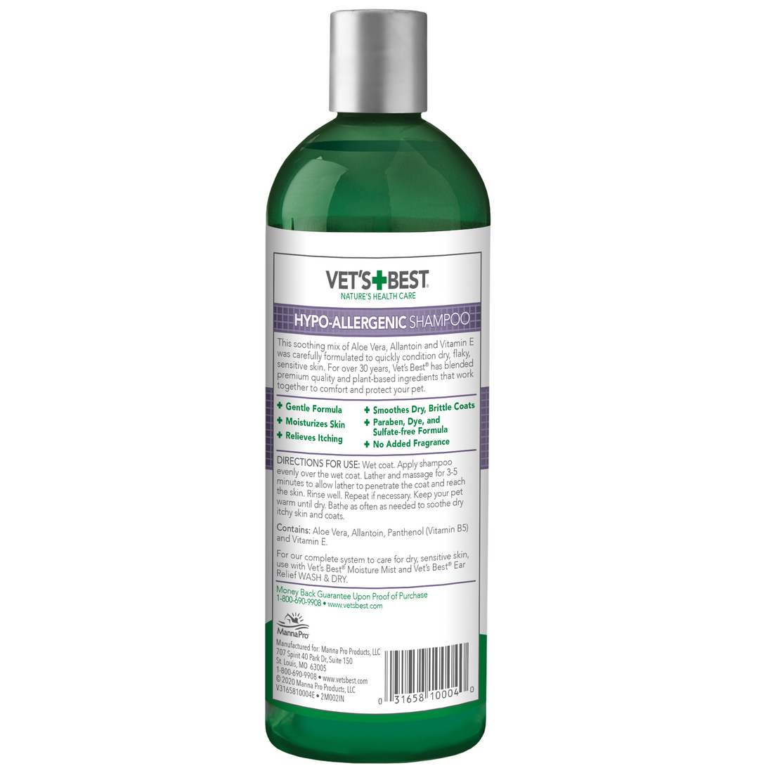 Vet's Best Dog Shampoo 16oz