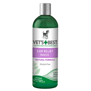Vet's Best Ear Relief Wash Dog 16oz