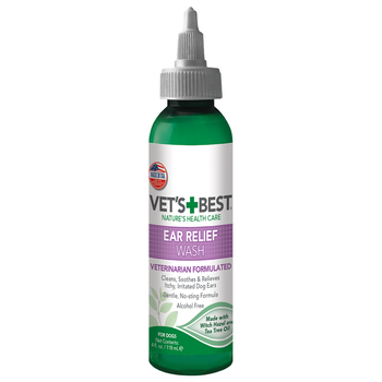 Vet's Best Ear Relief Wash Dog 4oz