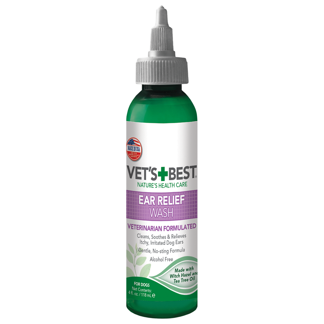 Vet's Best Ear Relief Wash Dog 4oz