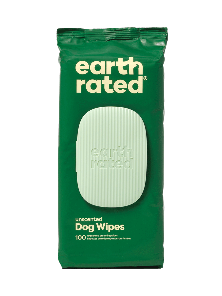 Earth Rated Certified Compostable Grooming Wipes