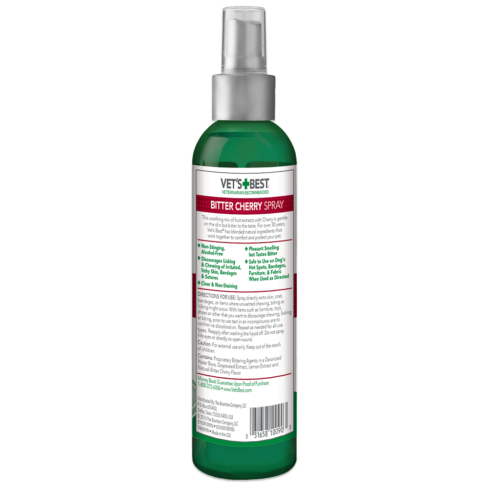 Vet's Best Bitter Cherry Spray for Dog 7.5 oz
