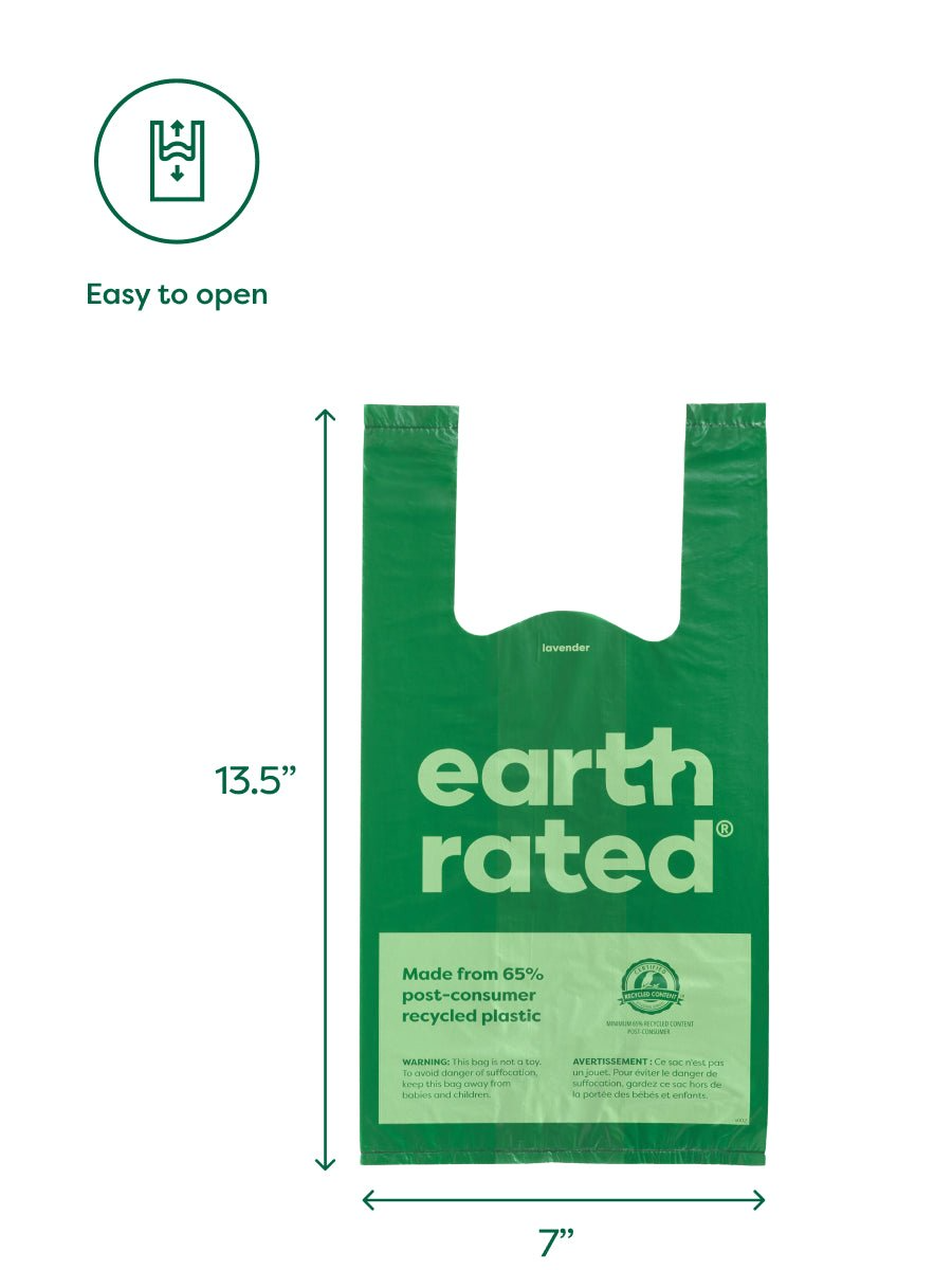 Earth Rated 120 Easy-Tie Unscented Handle Bags