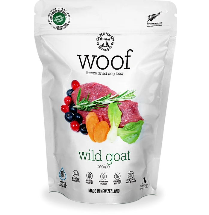 The New Zealand Natural Pet co. Woof Wild Goat