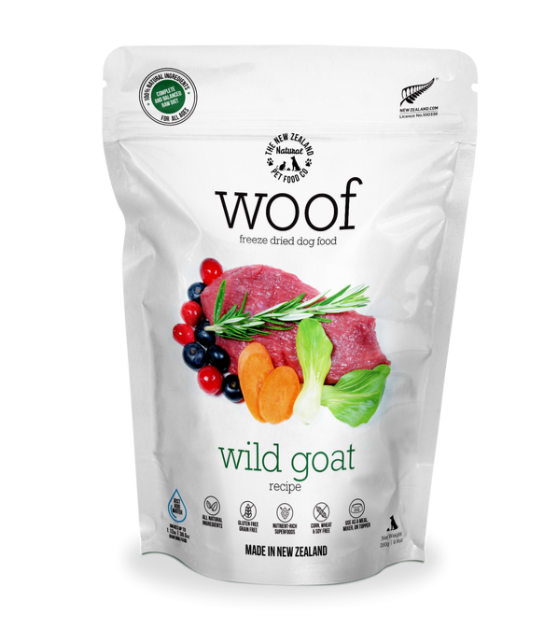 The New Zealand Natural Pet co. Woof Wild Goat