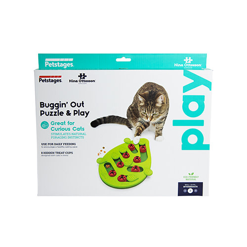 Outward Hound Buggin' Out Puzzle & Play Cat Puzzle Game