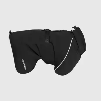 Canada Pooch Complete Coverage Raincoat - Solid Black