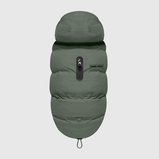 Canada Pooch Waterproof Puffer - Green