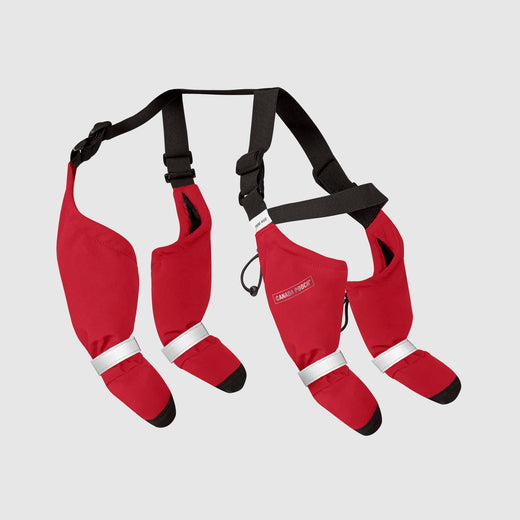 Canada Pooch Suspender Dog Boots - Red