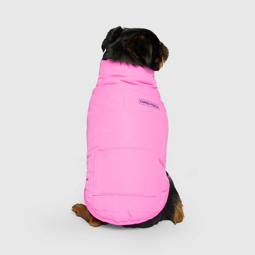 Canada Pooch Reversible Puffer Vest - Pink Purple
