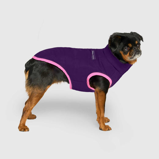Canada Pooch Reversible Puffer Vest - Pink Purple