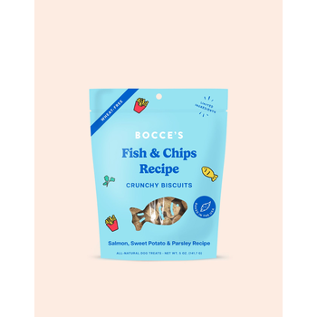 Bocce's Bakery Fish & Chip Biscuits - 5oz