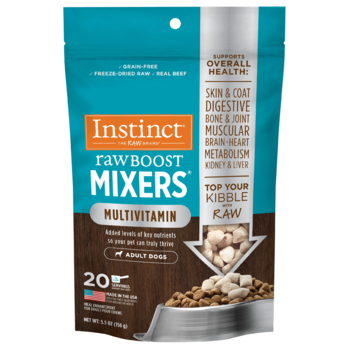 Instinct Raw Boost Mixers Grain Free Multivitamin Topper for Dog 5.5oz