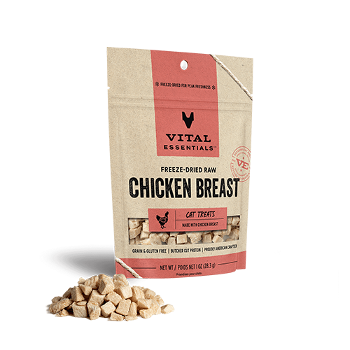 Vital Essentials Freeze-Dried Raw Chicken Breast Cat Treats