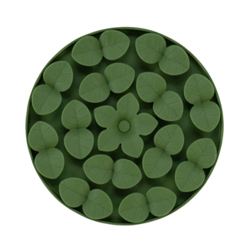 dexypaw Snuffle Mat "hide + Seek" Circle - Army Green