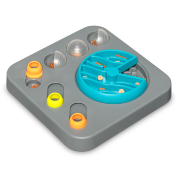Messy Mutts Flip & Slide Puzzler, Interactive Feeder - Small