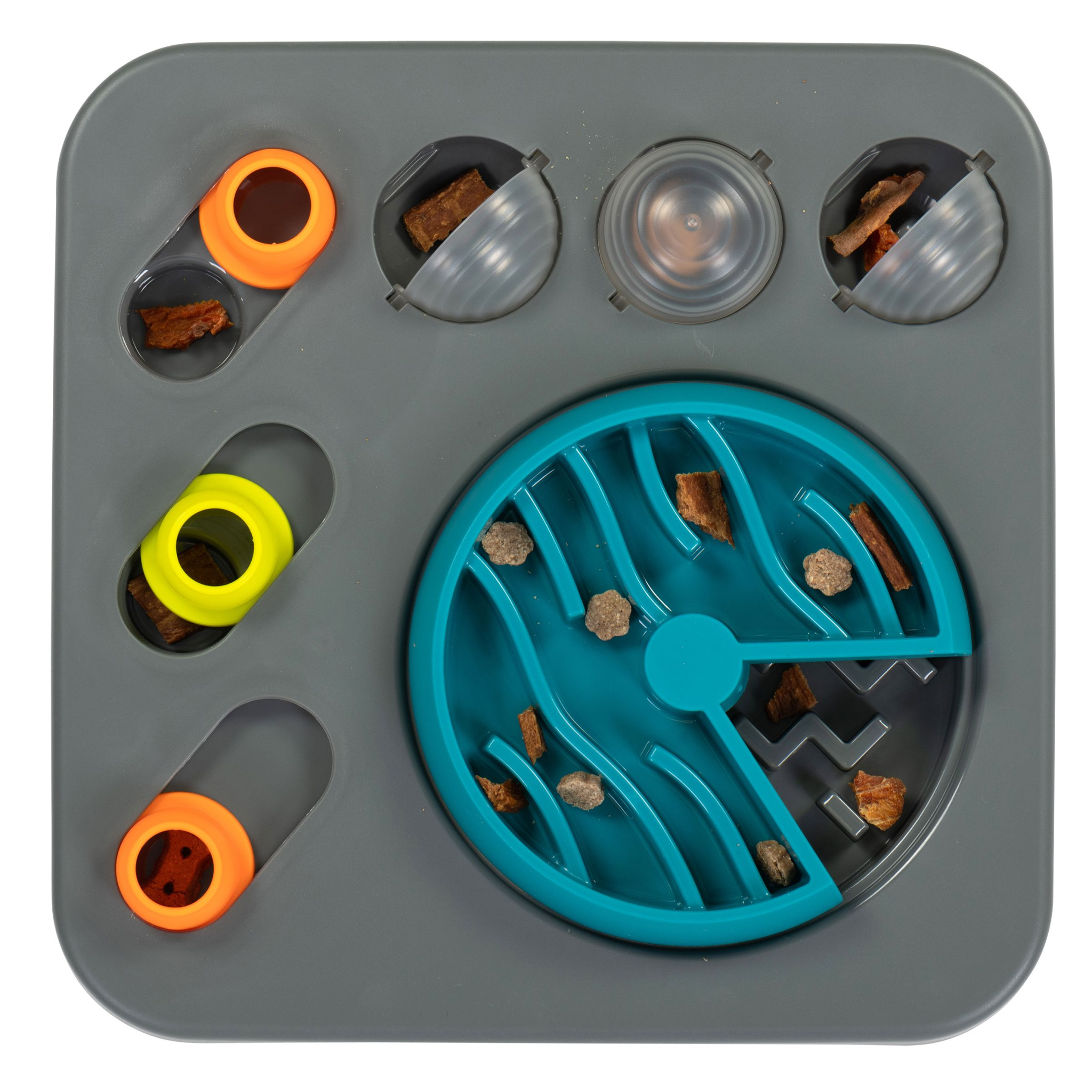 Messy Mutts Flip & Slide Puzzler, Interactive Feeder - Small
