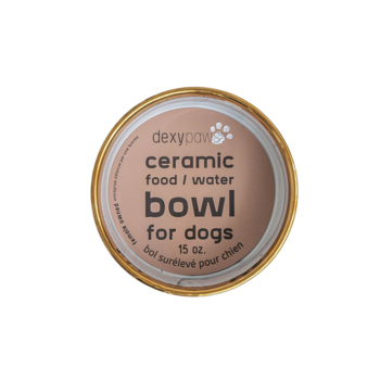 dexypaw Ceramic Dog Bowl 15oz