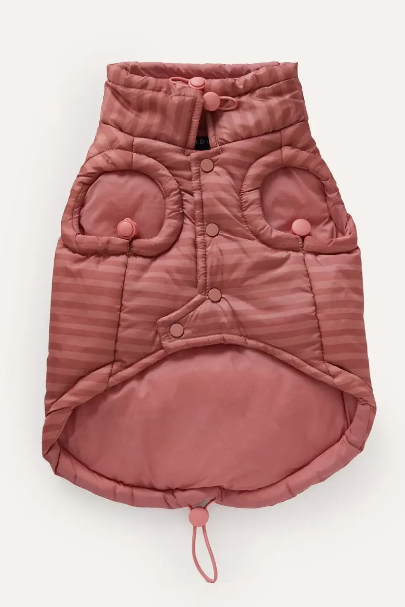 Max-Bone Striped Easy Fit Jacket Rose