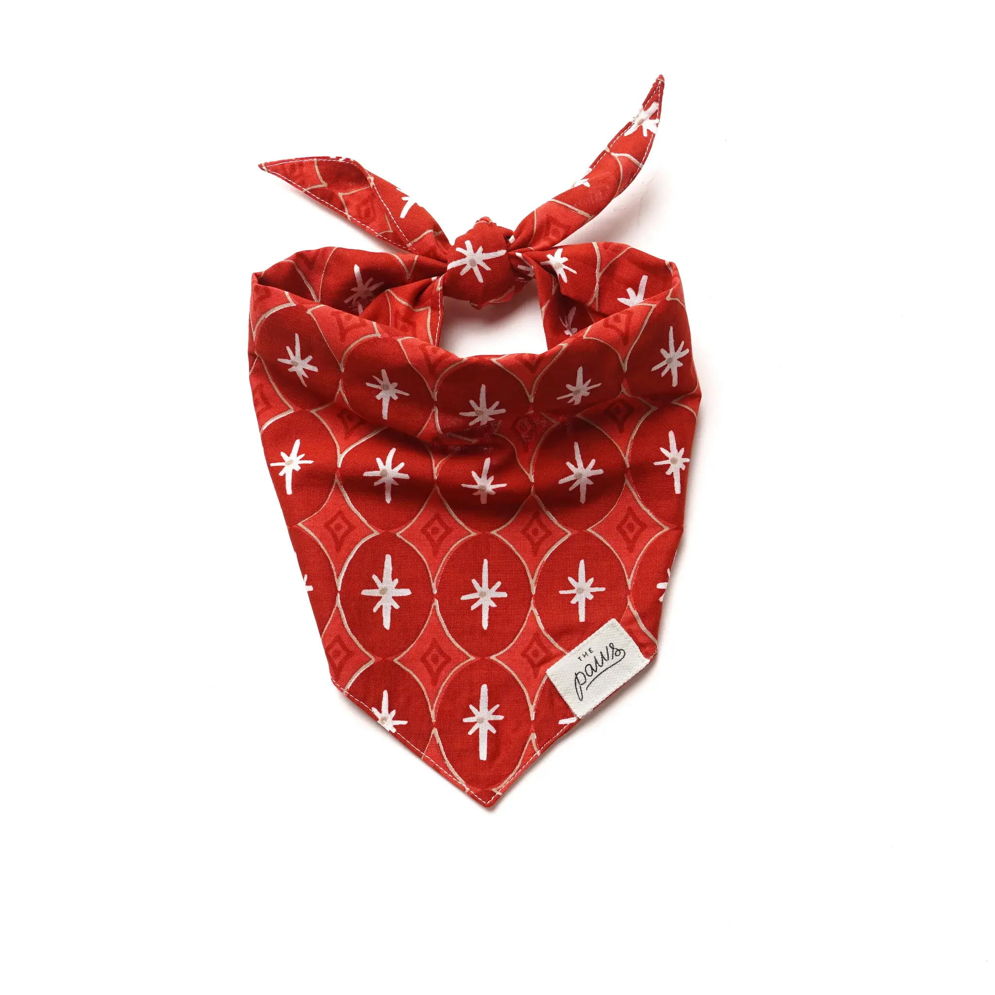 The Paws Cranberry Dog Bandana