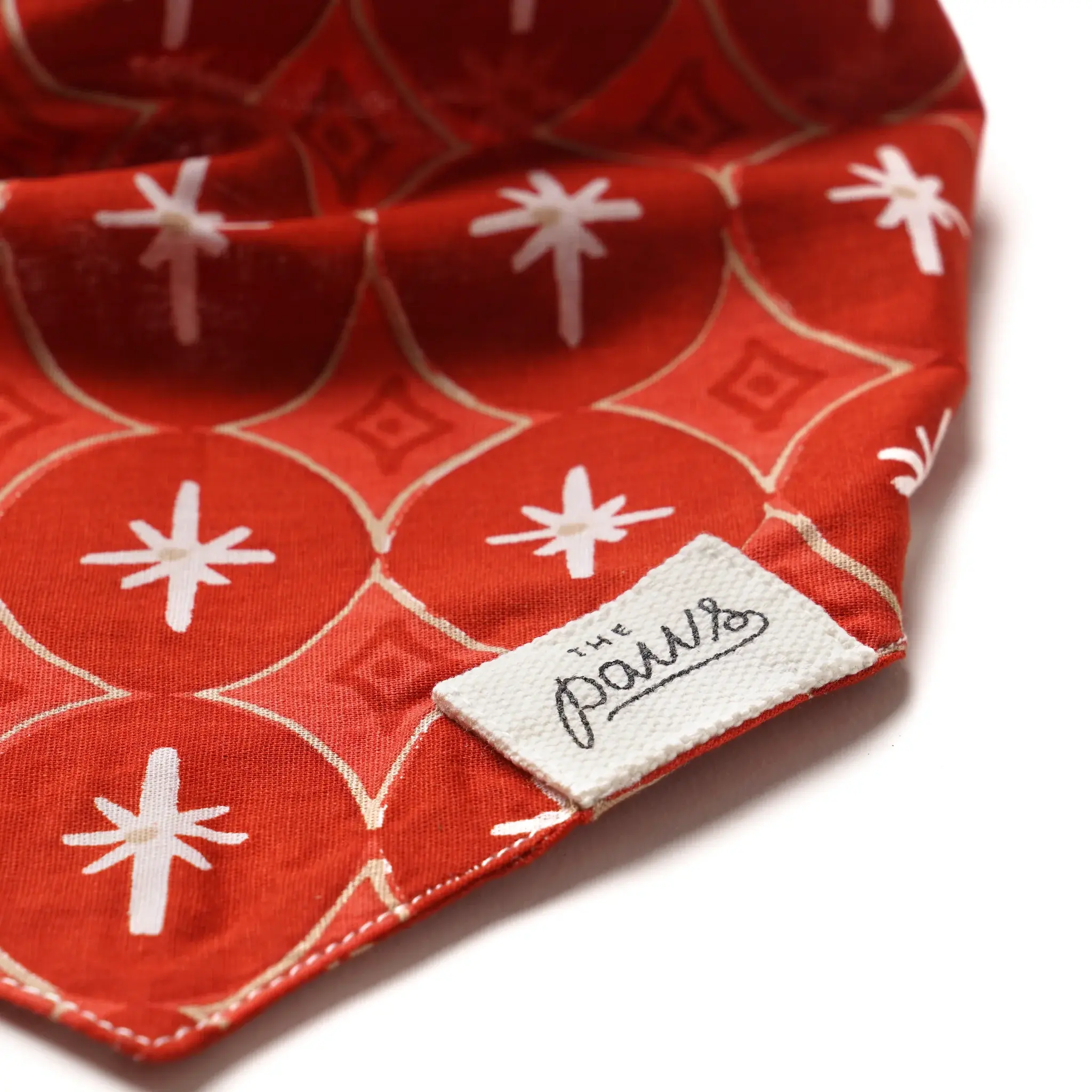 The Paws Cranberry Dog Bandana