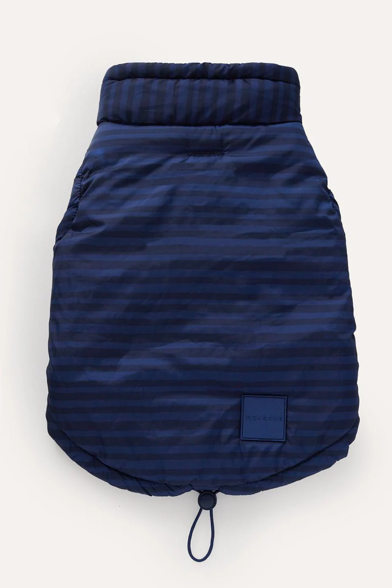 Max-Bone Striped Easy Fit Jacket Blue