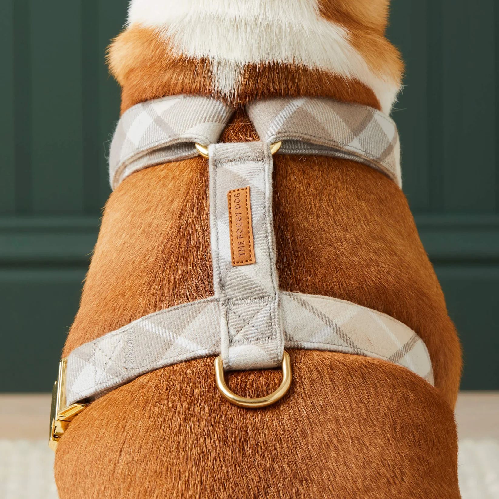 The Foggy Dog Plaid Flannel Dog Harness